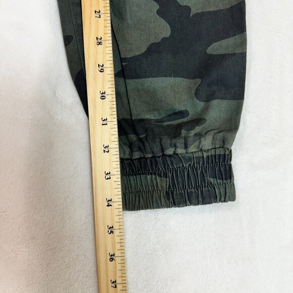 TNA Aritzia Alix Jogger Pants Green Camouflage Cotton-twill Women's Size S - Picture 10 of 11